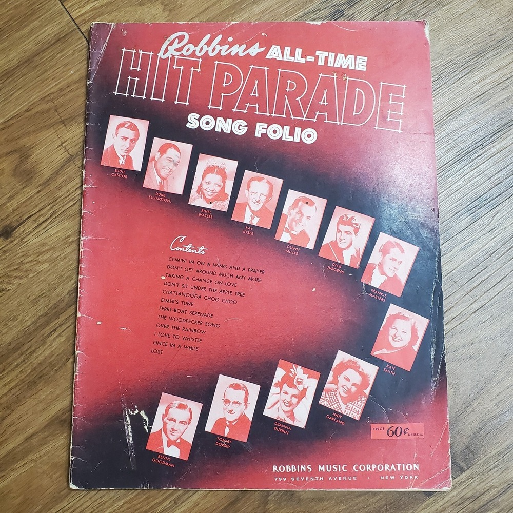 ROBBINS ALL-TIME Hit Parade Song‎ Folio 1943 Robbins Music Corp Various Artists
